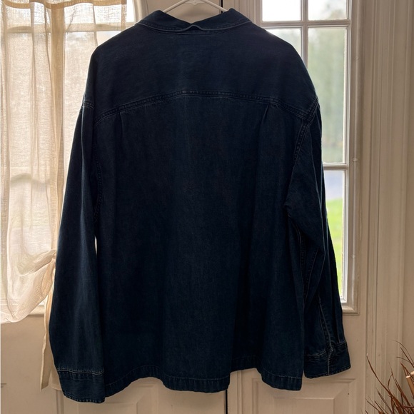 American Eagle Outfitters Indigo Denim Shirt NWT XL ~ UNISEX - Picture 5 of 7